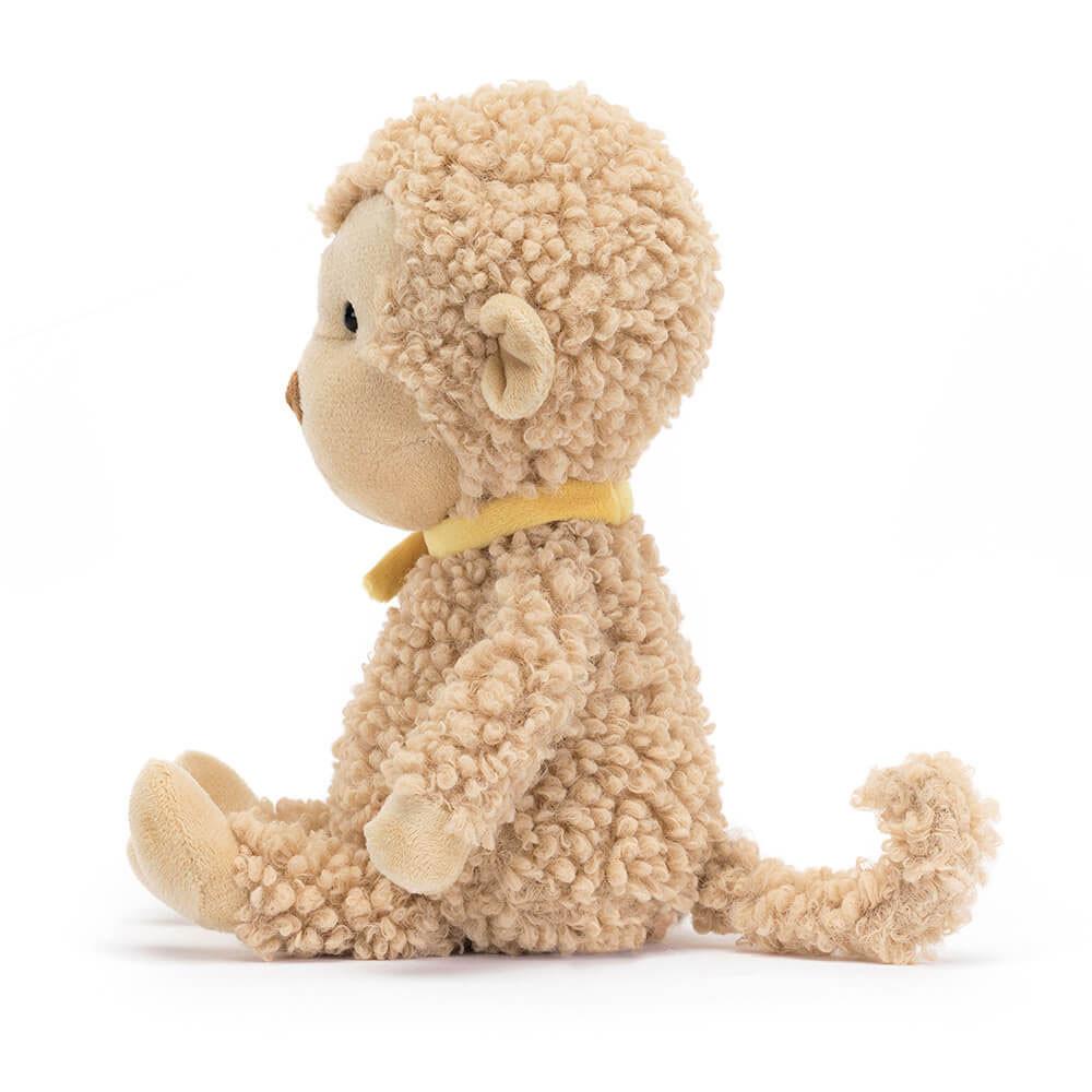 Pluszaki Jellycat Fuzzkin Monkey,25cm x 9cm x 5cm Brązowe | Polska  QEZD-85749