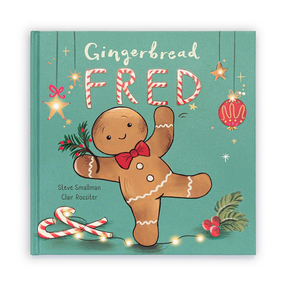 Pluszaki Jellycat Gingerbread FBook and Jolly Gingerbread FOriginal, Brązowe | Polska  DOLM-74361