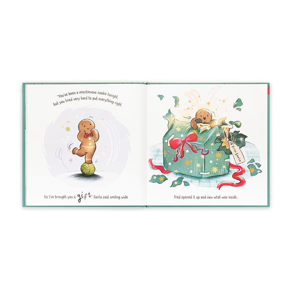 Pluszaki Jellycat Gingerbread FBook and Jolly Gingerbread FOriginal, Brązowe | Polska  DOLM-74361