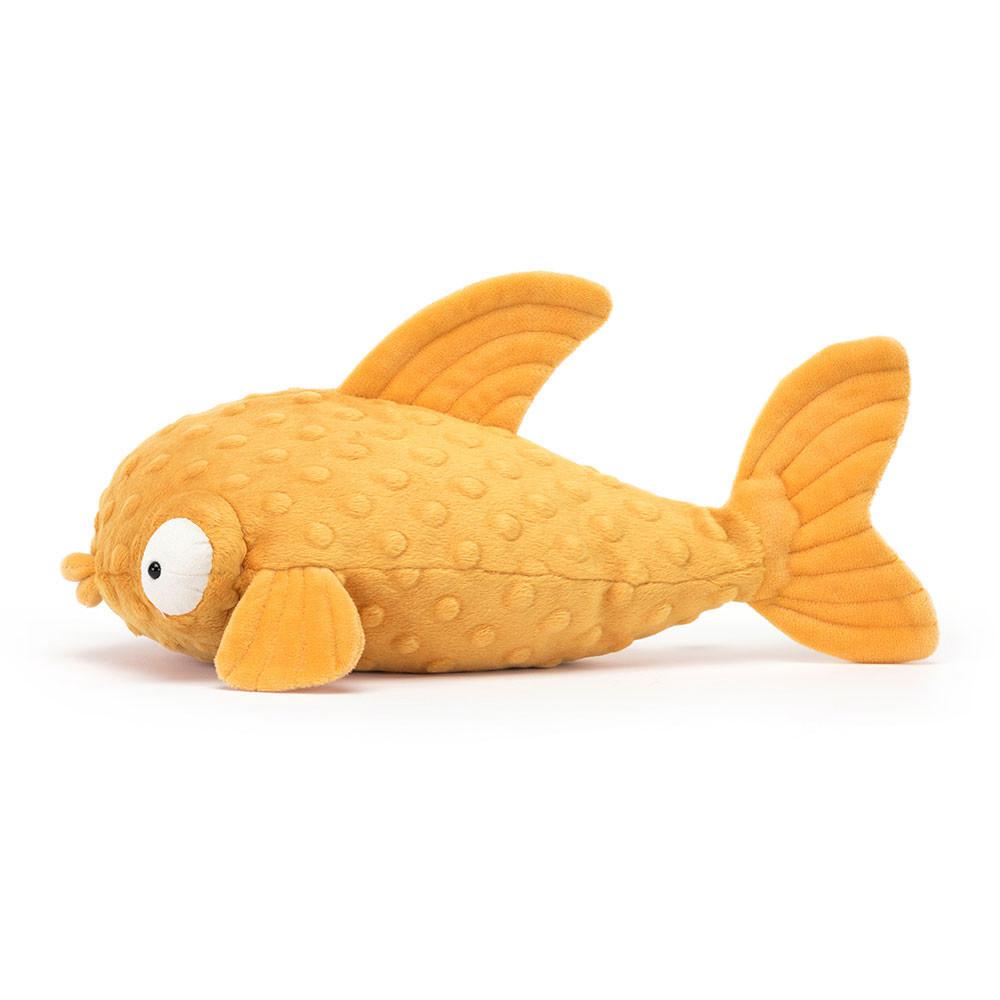 Pluszaki Jellycat Gracie Grouper Fish,10cm x 16cm x 26cm Żółte | Polska  KXED-43951