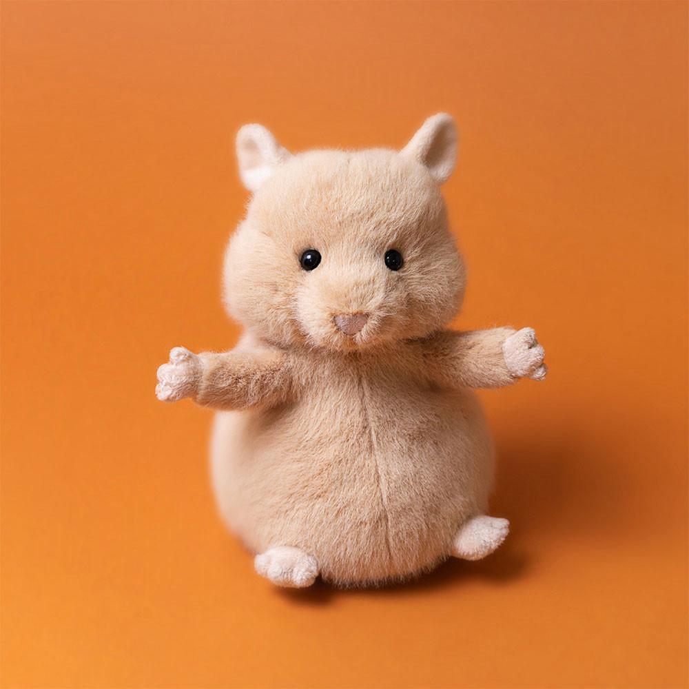 Pluszaki Jellycat Hank Hamster,18cm x 11cm x 11cm Brązowe | Polska  TNGA-50943