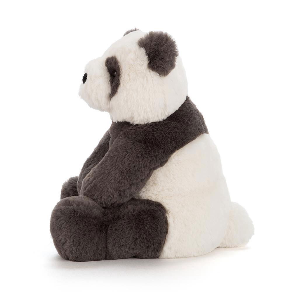 Pluszaki Jellycat Harry Panda Cub,28cm x 14cm x 11cm Czarne | Polska  WGKB-82061