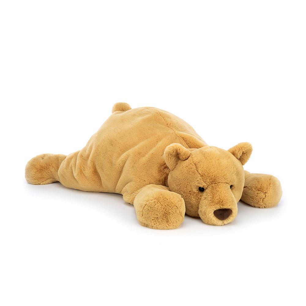 Pluszaki Jellycat Harvey Miś,29cm x 30cm x 64cm Żółte | Polska  EVSA-23657