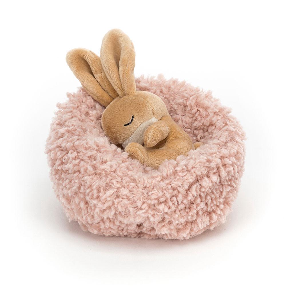 Pluszaki Jellycat Hibernating Króliczek,9cm x 13cm x 13cm Beżowe | Polska  NQRI-42863