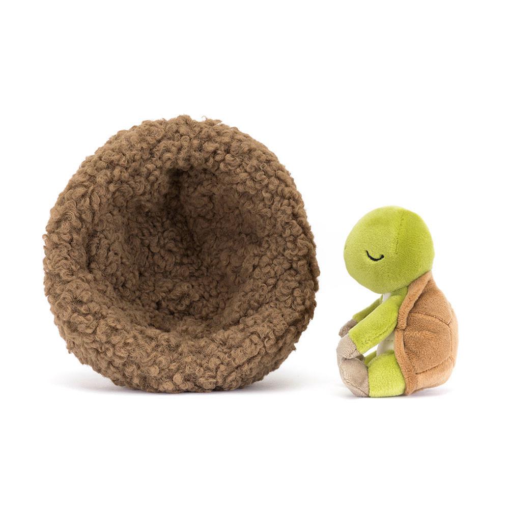 Pluszaki Jellycat Hibernating Tortoise,9cm x 13cm x 13cm Zielone | Polska  EZSG-93716