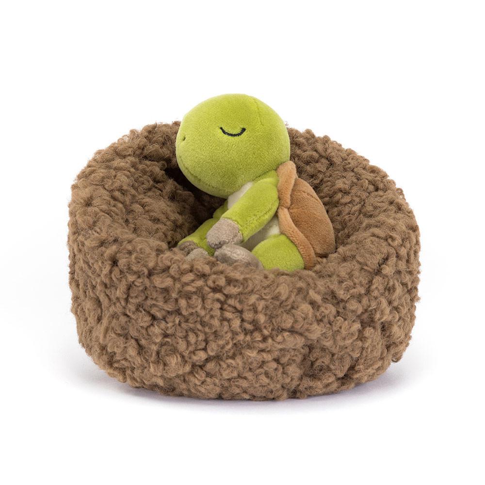 Pluszaki Jellycat Hibernating Tortoise,9cm x 13cm x 13cm Zielone | Polska  EZSG-93716