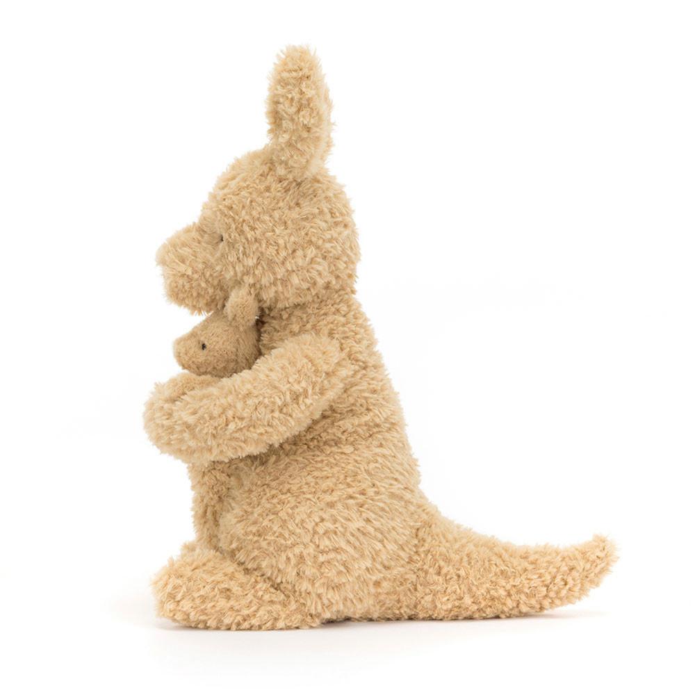 Pluszaki Jellycat Huddles Kangaroo,26cm x 14cm x 12cm Żółte | Polska  ZOVF-36042