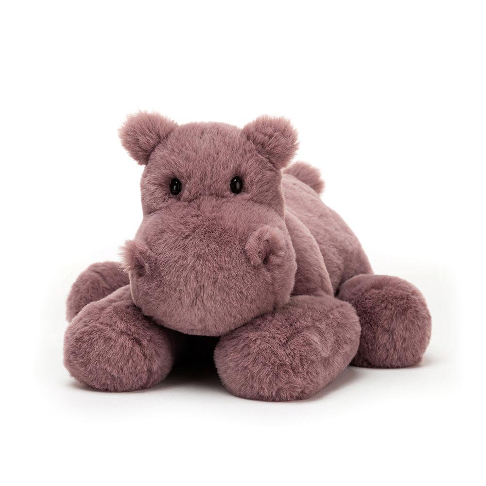 Pluszaki Jellycat Huggady Hippo,14cm x 20cm x 23cm Różowe | Polska  FDOY-15830