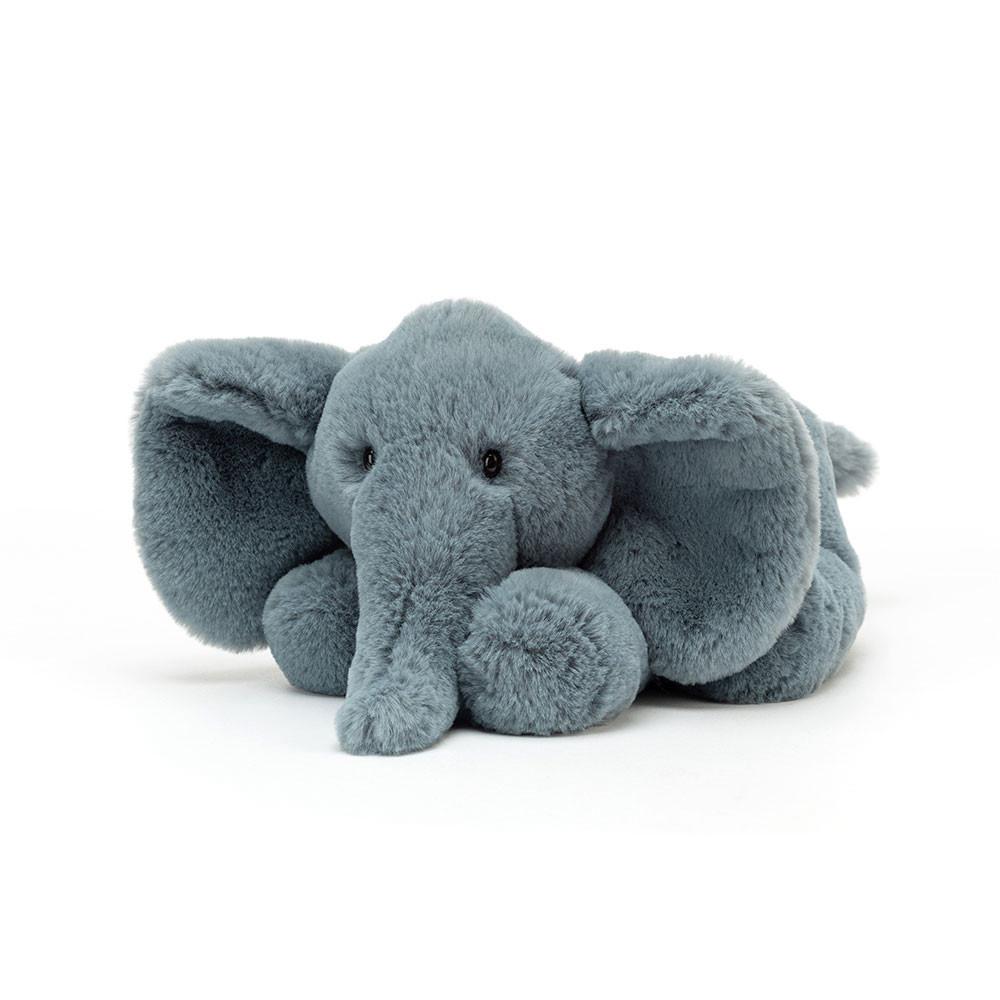 Pluszaki Jellycat Huggady Słoń,14cm x 20cm x 23cm Niebieskie | Polska  CFQE-83712