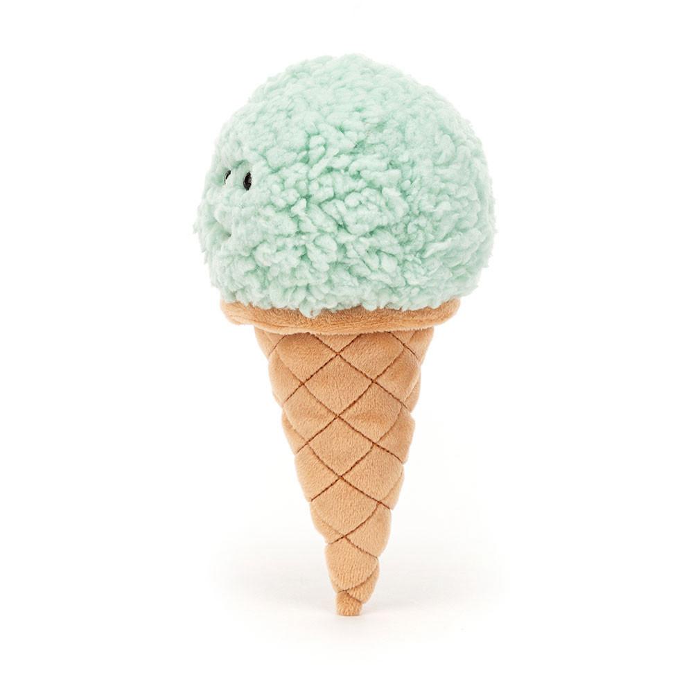 Pluszaki Jellycat Irresistible Ice Cream Mint,17cm x 8cm x 7cm Zielone | Polska  CPQA-73905