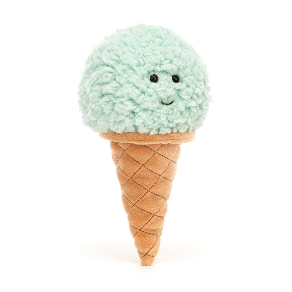 Pluszaki Jellycat Irresistible Ice Cream Mint,17cm x 8cm x 7cm Zielone | Polska  CPQA-73905