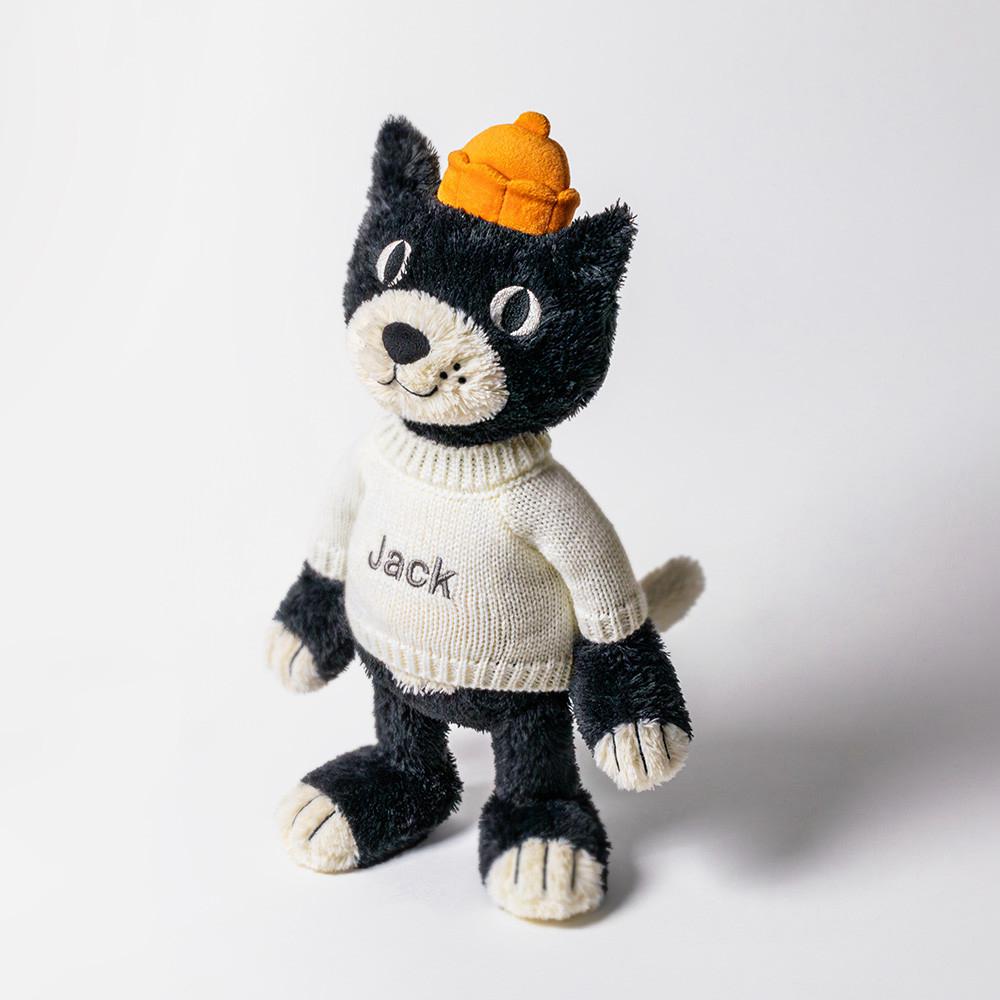 Pluszaki Jellycat Jack with Cream,32cm x 11cm x 9cm Czarne | Polska  IGUV-43018