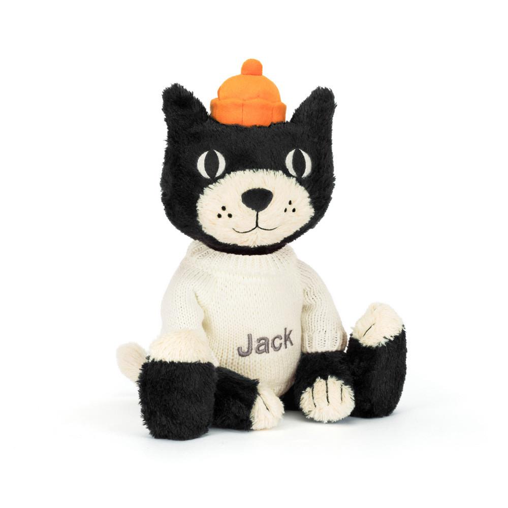 Pluszaki Jellycat Jack with Cream,32cm x 11cm x 9cm Czarne | Polska  IGUV-43018