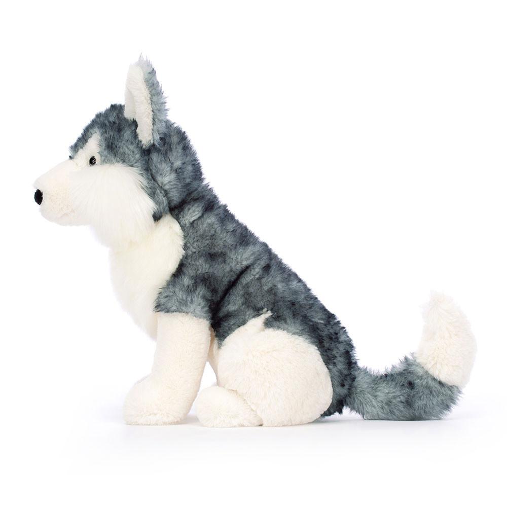 Pluszaki Jellycat Jackson Husky,25cm x 13cm x 16cm Białe | Polska  YIBG-49381