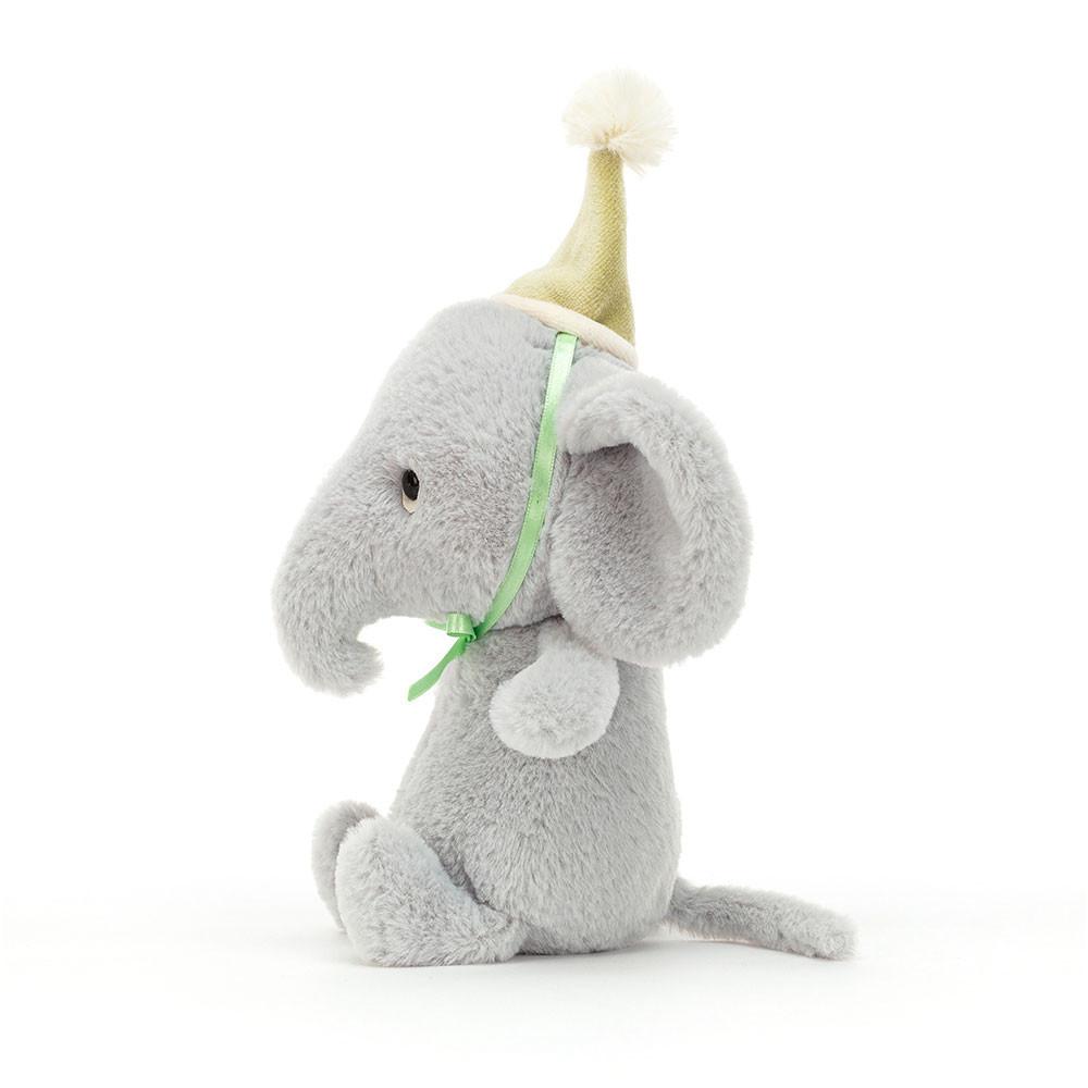 Pluszaki Jellycat Jollipop Słoń,22cm x 9cm x 8cm Szare | Polska  KMEC-37208