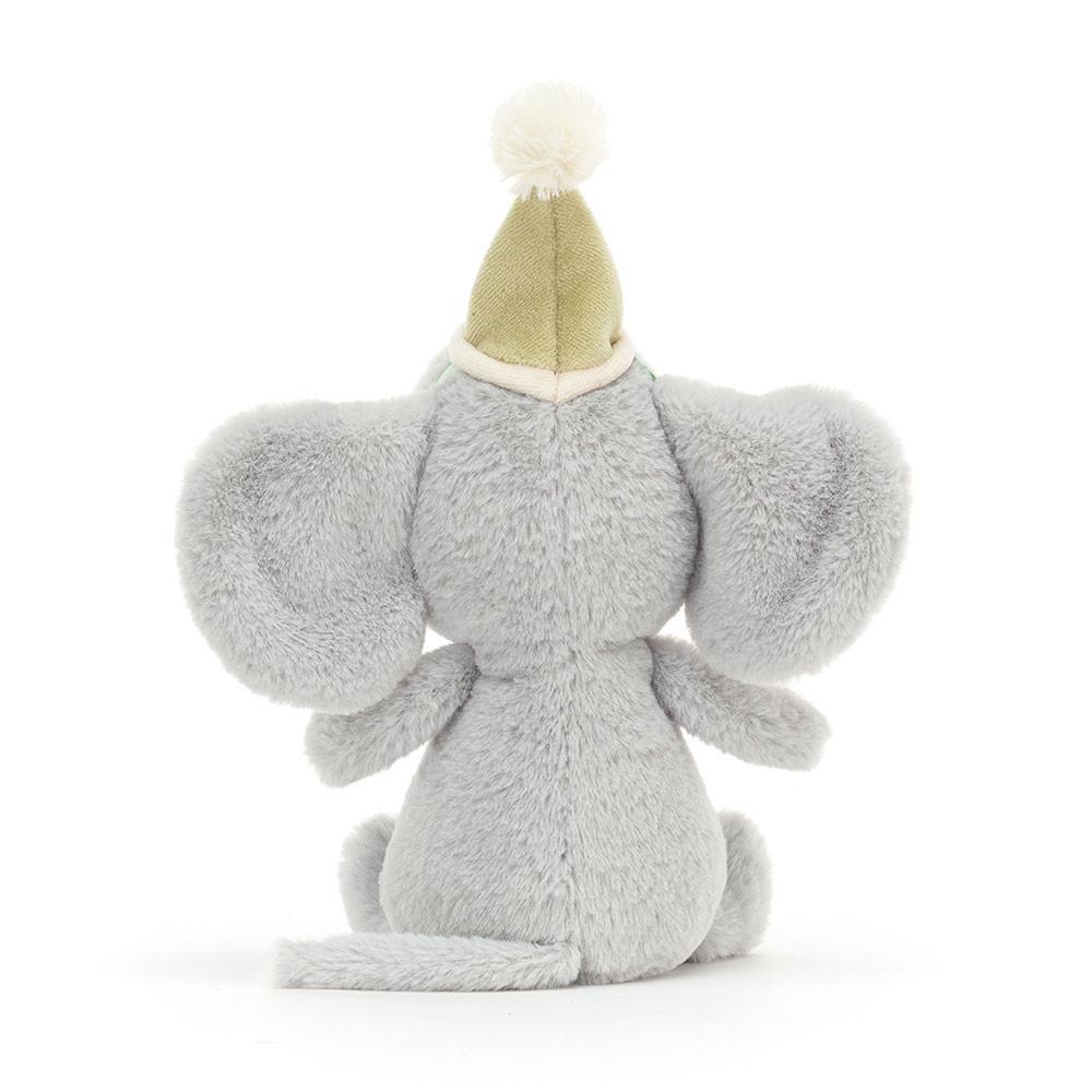 Pluszaki Jellycat Jollipop Słoń,22cm x 9cm x 8cm Szare | Polska  KMEC-37208