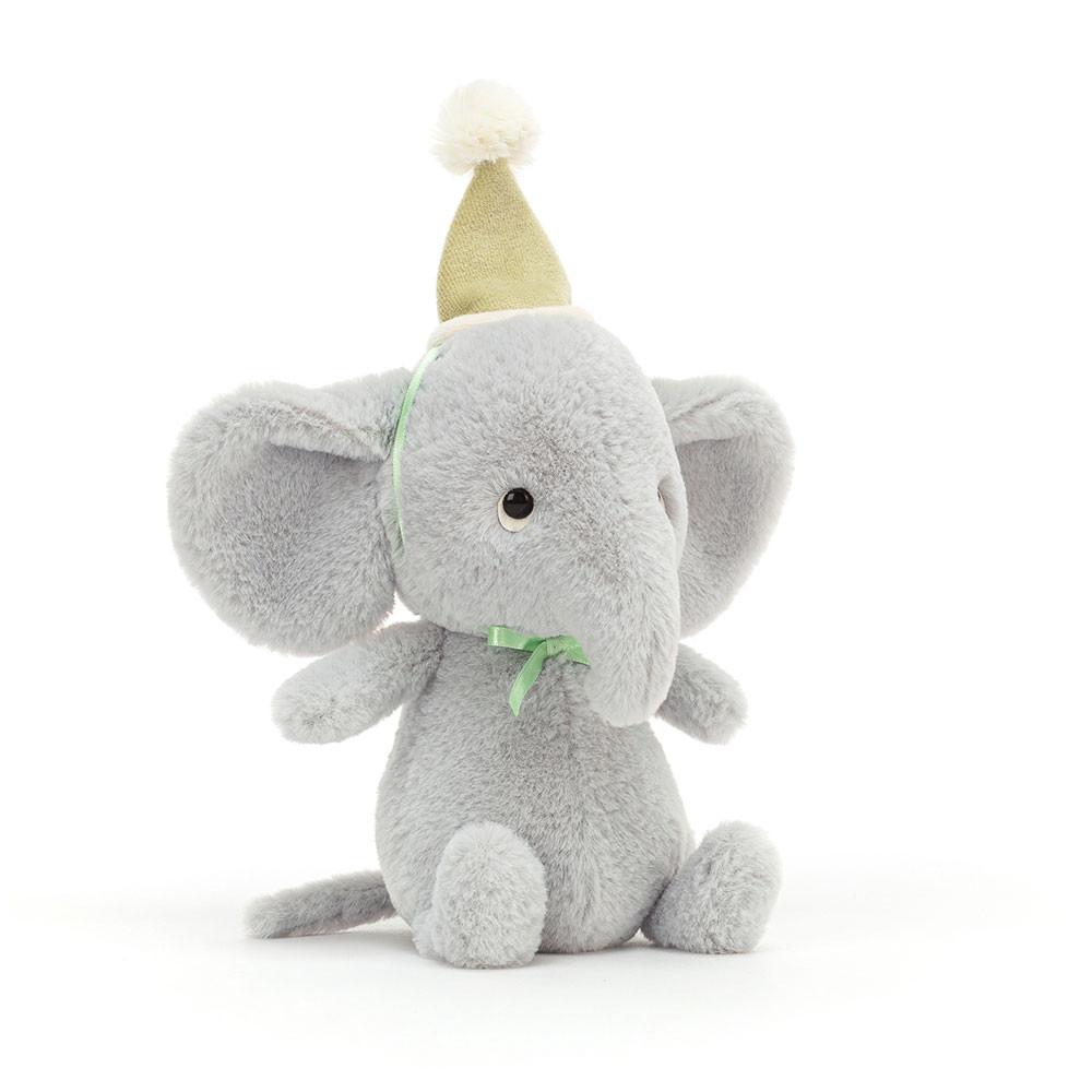 Pluszaki Jellycat Jollipop Słoń,22cm x 9cm x 8cm Szare | Polska  KMEC-37208