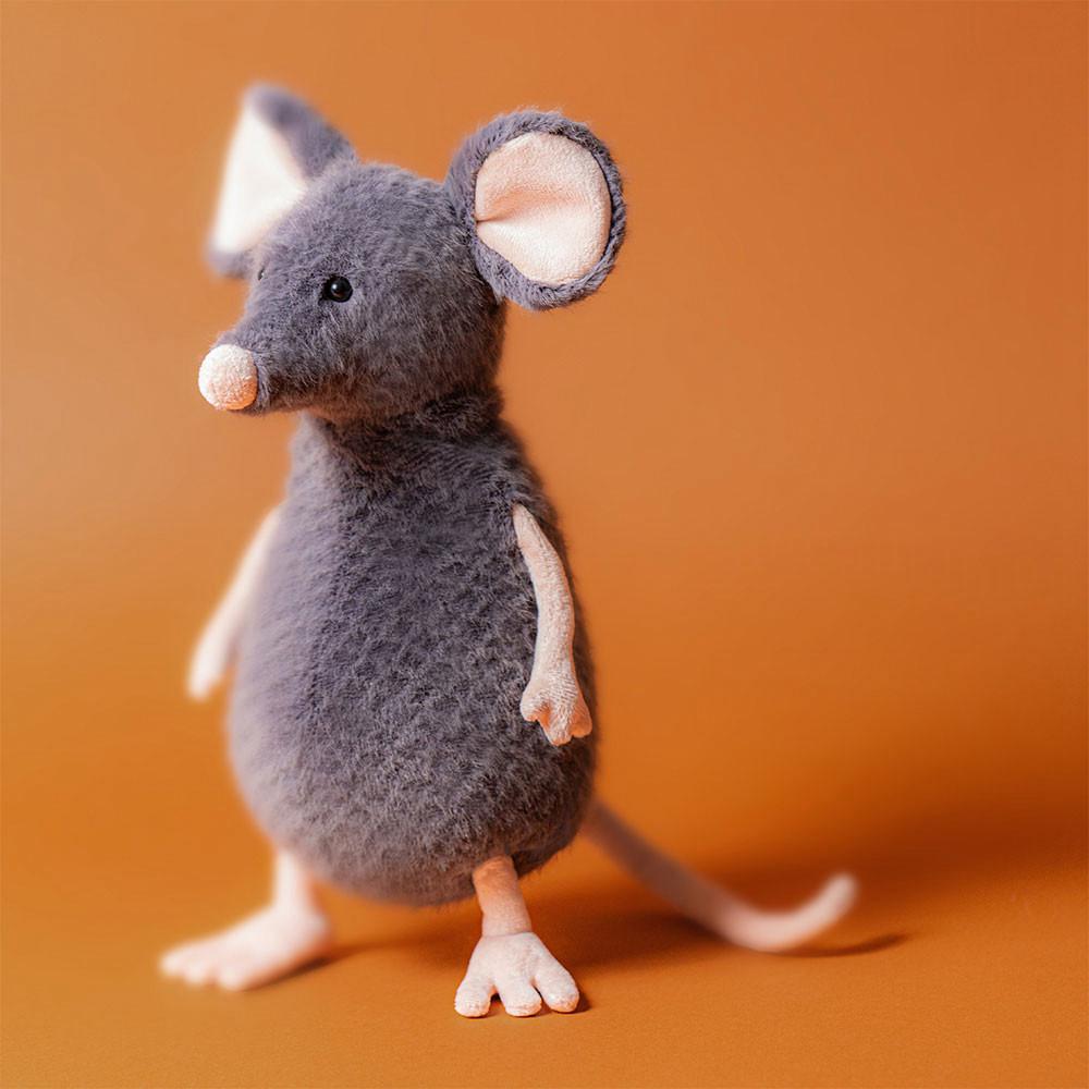 Pluszaki Jellycat Lachlan Sad Rat,27cm x 12cm x 12cm Szare | Polska  PILC-05462