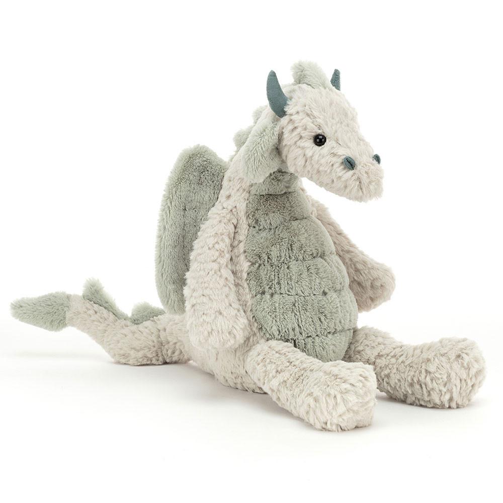Pluszaki Jellycat Lallagie Dragon,13.8in x 5.1in x 5.1in Zielone | Polska  QSDU-54023