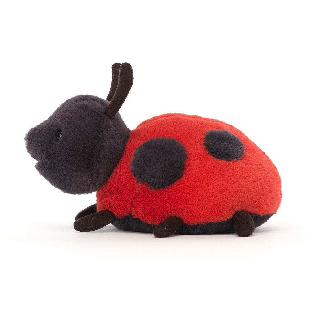 Pluszaki Jellycat Layla Ladybird,7cm x 9cm x 15cm Czerwone | Polska  MNFC-94075