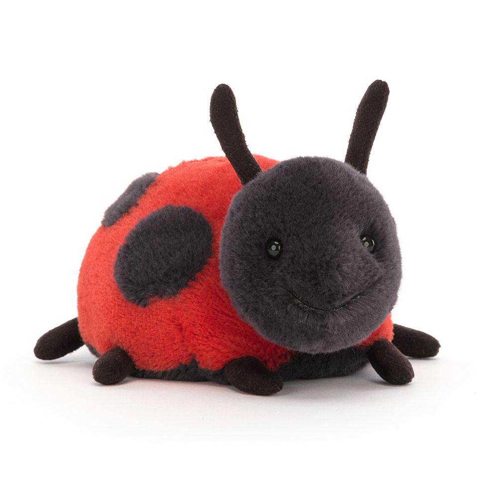 Pluszaki Jellycat Layla Ladybird,7cm x 9cm x 15cm Czerwone | Polska  MNFC-94075