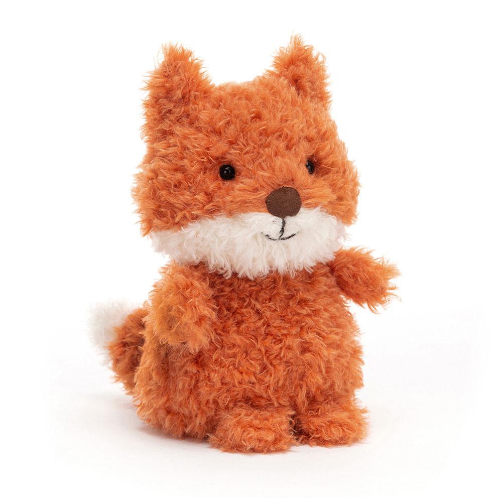 Pluszaki Jellycat Little Fox,18cm x 10cm x 8cm Pomarańczowe | Polska  CVEH-74895