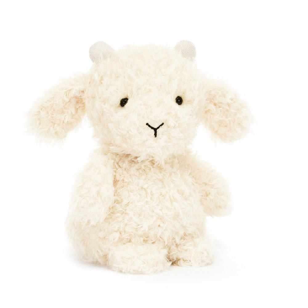 Pluszaki Jellycat Little Goat,7.1in x 3.9in x 3.1in Białe | Polska  MZIP-75863