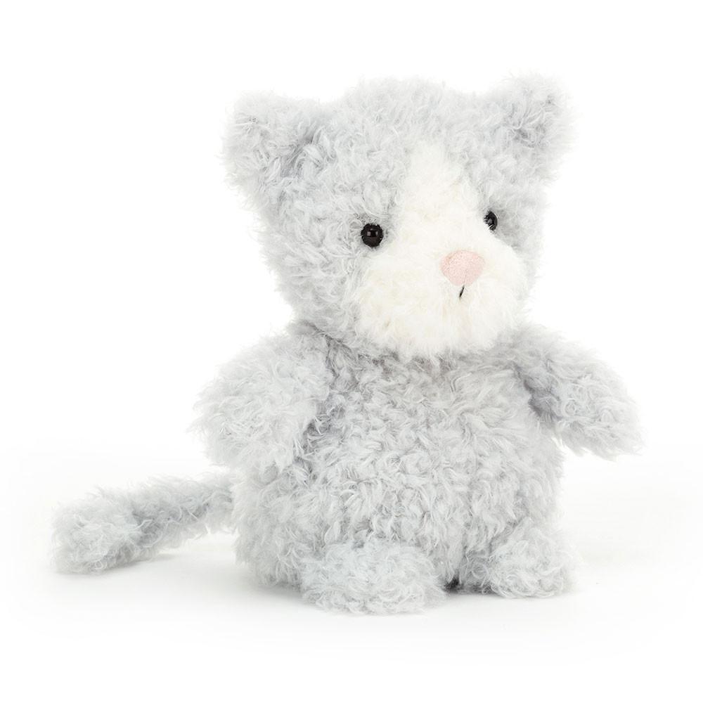 Pluszaki Jellycat Little Kitten,18cm x 10cm x 8cm Szare | Polska  DALZ-70423