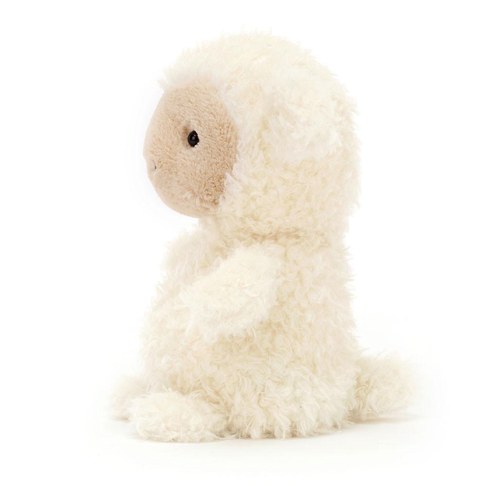 Pluszaki Jellycat Little Lamb,7.1in x 3.9in x 3.1in Białe | Polska  TWXQ-97365