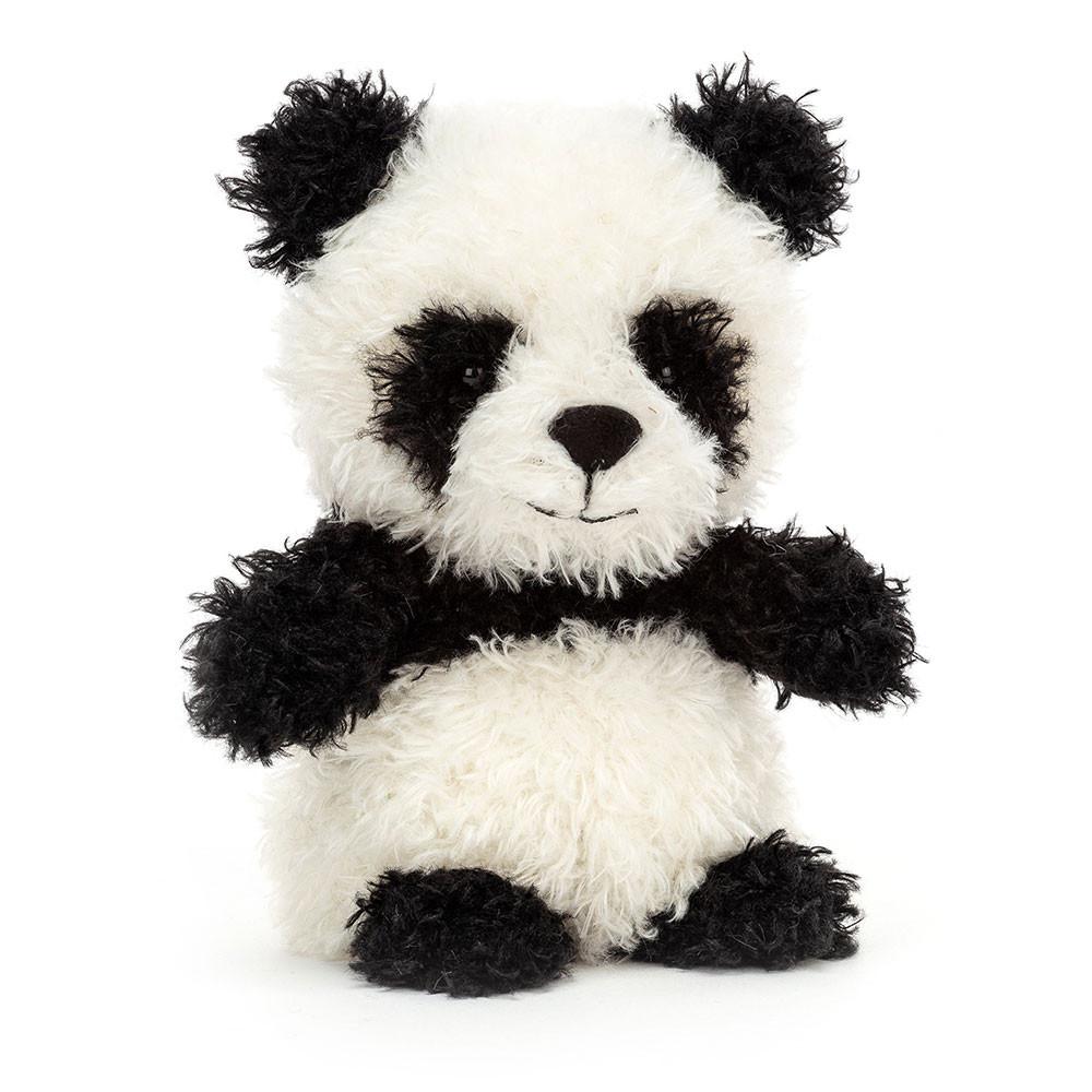 Pluszaki Jellycat Little Panda,18cm x 10cm x 8cm Białe | Polska  CBWP-56027
