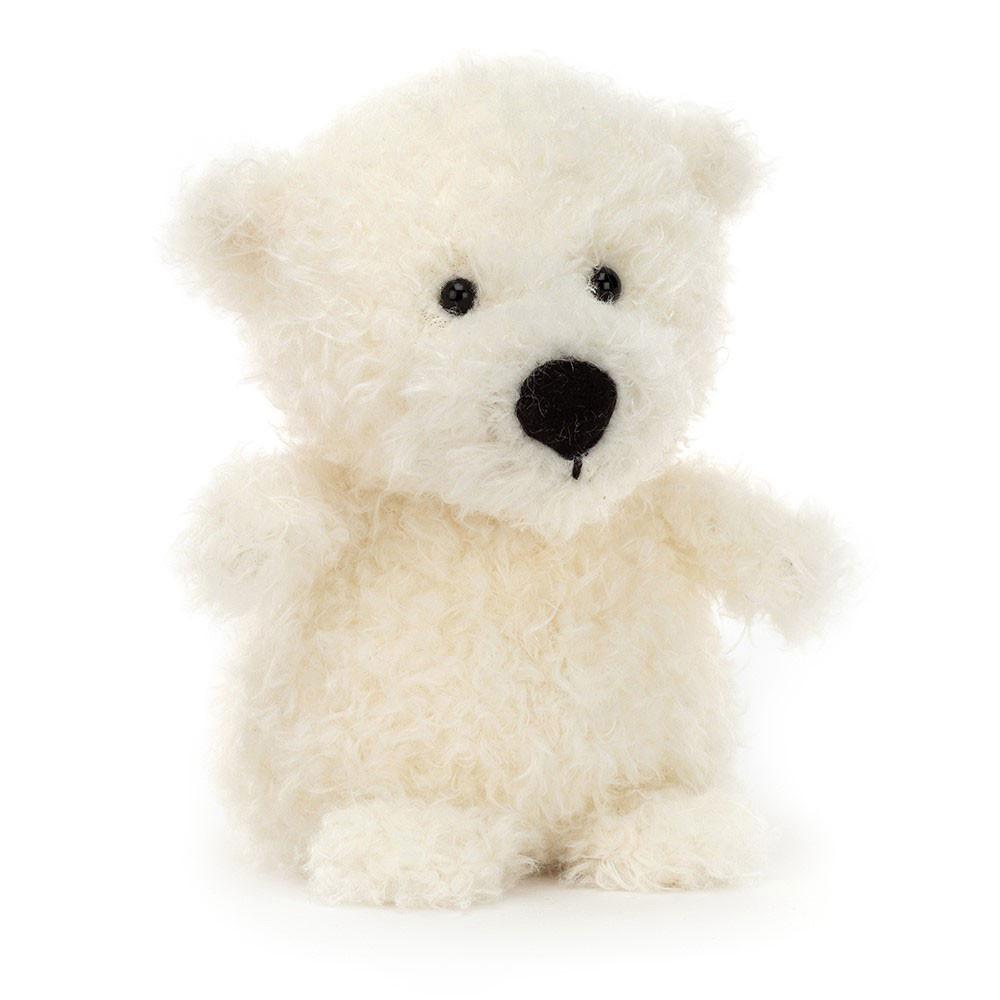 Pluszaki Jellycat Little Polar Miś,18cm x 10cm x 8cm Białe | Polska  WEPK-76594