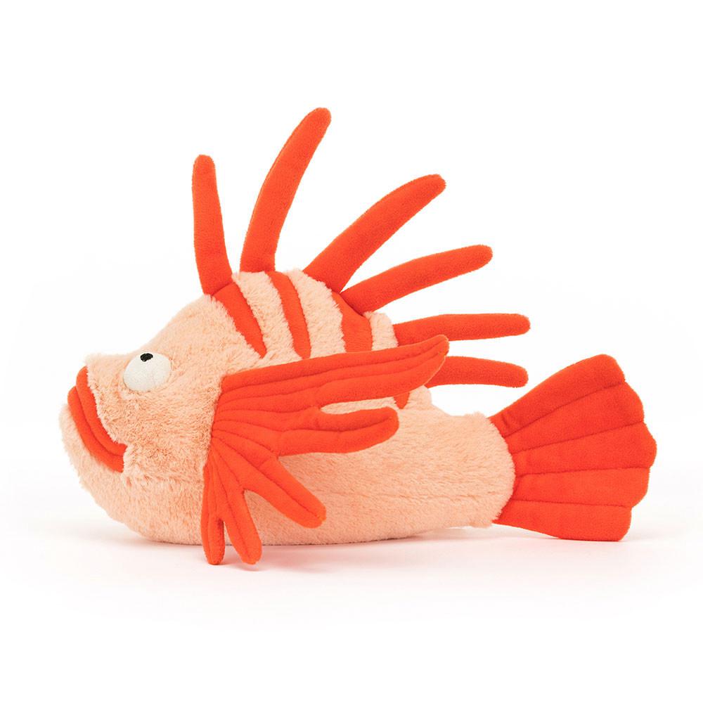 Pluszaki Jellycat Lois Lionfish,14cm x 10cm x 26cm Pomarańczowe | Polska  LHNA-71489