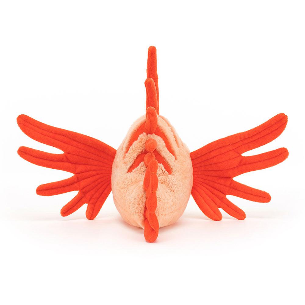 Pluszaki Jellycat Lois Lionfish,14cm x 10cm x 26cm Pomarańczowe | Polska  LHNA-71489