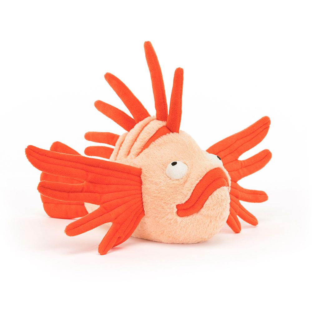 Pluszaki Jellycat Lois Lionfish,14cm x 10cm x 26cm Pomarańczowe | Polska  LHNA-71489