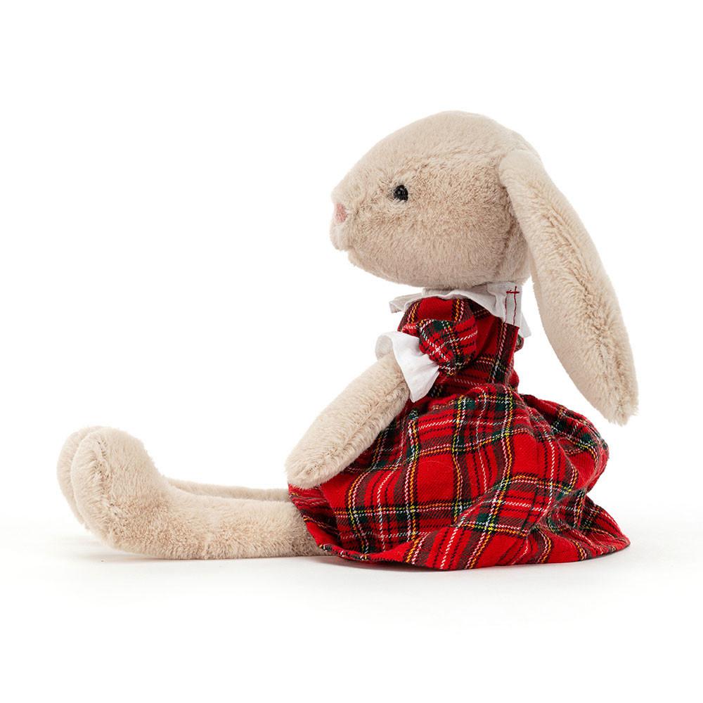 Pluszaki Jellycat Lottie Króliczek Tartan,27cm x 7cm x 5cm Beżowe | Polska  PEGF-03192