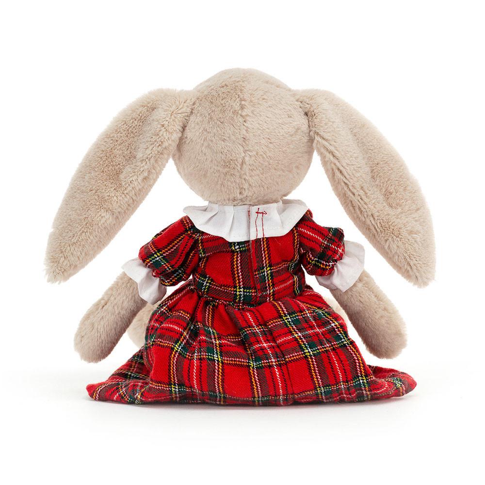 Pluszaki Jellycat Lottie Króliczek Tartan,27cm x 7cm x 5cm Beżowe | Polska  PEGF-03192