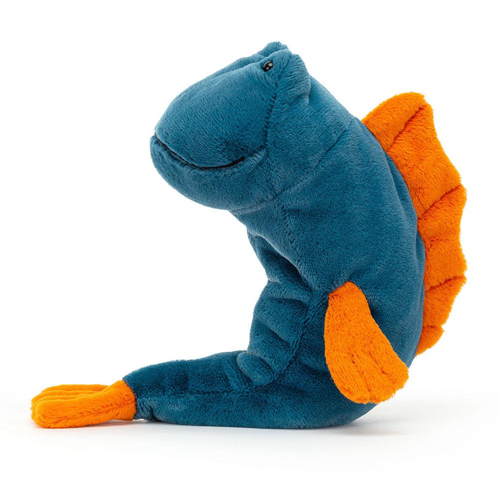 Pluszaki Jellycat Mack Mudskipper,23cm x 9cm x 20cm Niebieskie | Polska  NOBR-41386