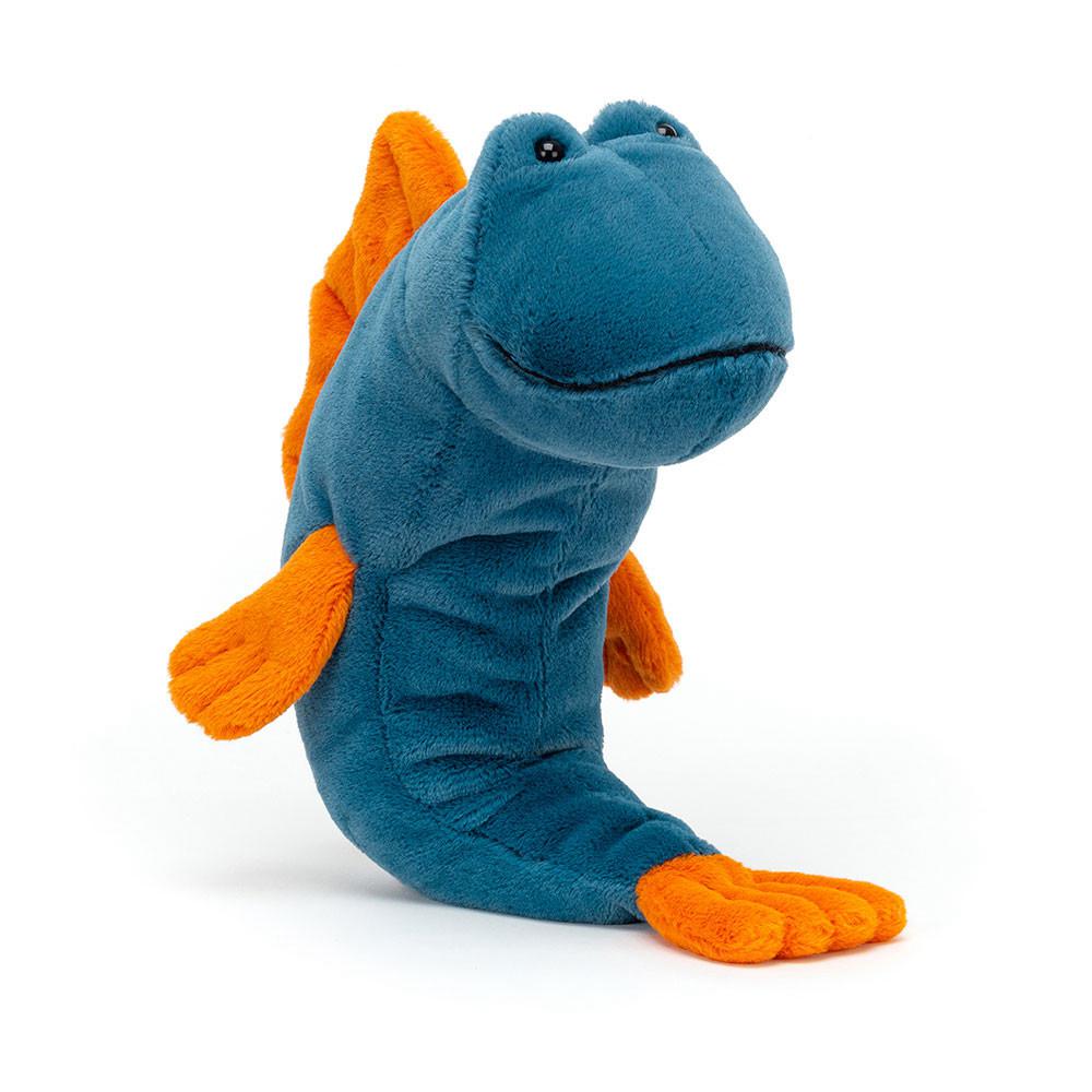 Pluszaki Jellycat Mack Mudskipper,23cm x 9cm x 20cm Niebieskie | Polska  NOBR-41386