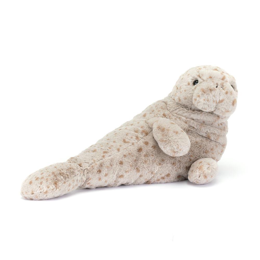 Pluszaki Jellycat Magnus Manatee,19cm x 34cm x 13cm Szare | Polska  RTBO-32489