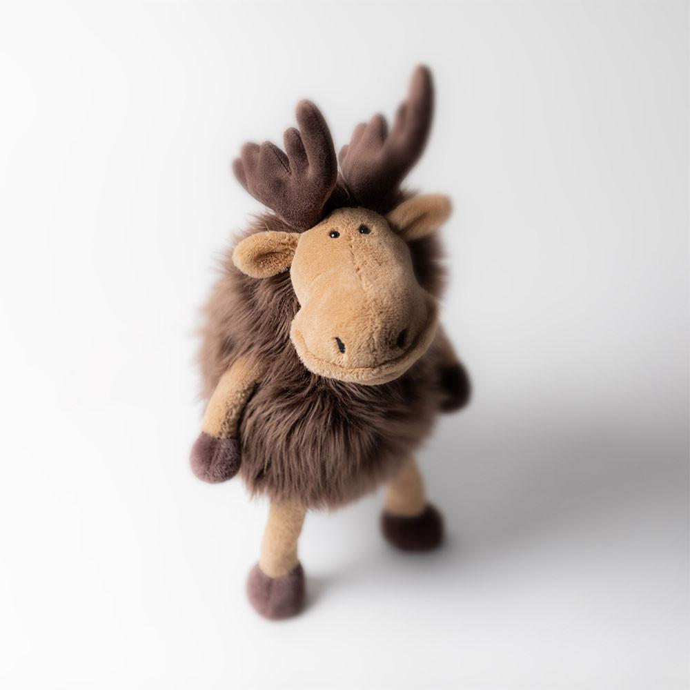 Pluszaki Jellycat Merrick Moose,29cm x 12cm x 16cm Brązowe | Polska  COJR-30896