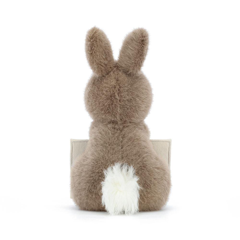 Pluszaki Jellycat Messenger Króliczek,19cm x 12cm x 12cm Brązowe | Polska  XTCK-42670