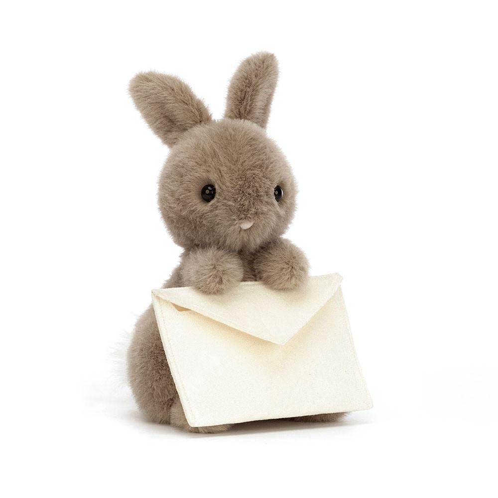Pluszaki Jellycat Messenger Króliczek,19cm x 12cm x 12cm Brązowe | Polska  XTCK-42670