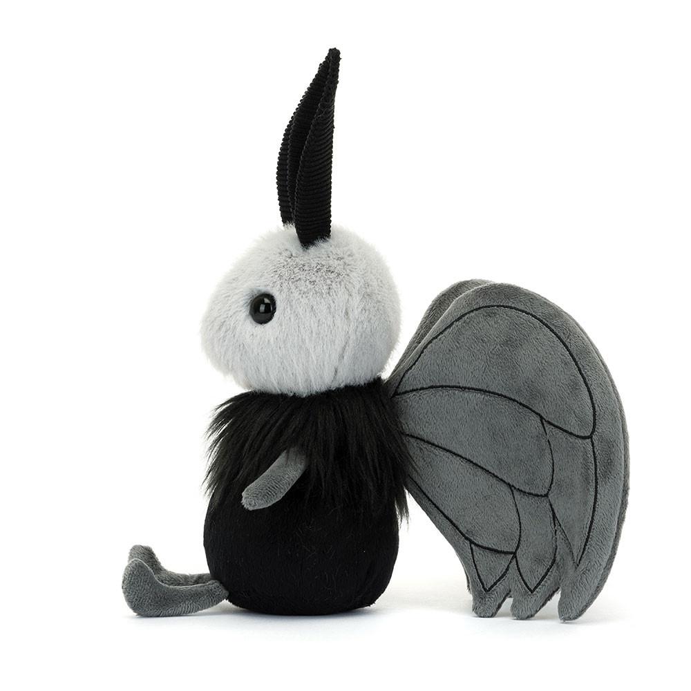 Pluszaki Jellycat Miff Mothman,21cm x 18cm x 8cm Czarne | Polska  FPWM-62105