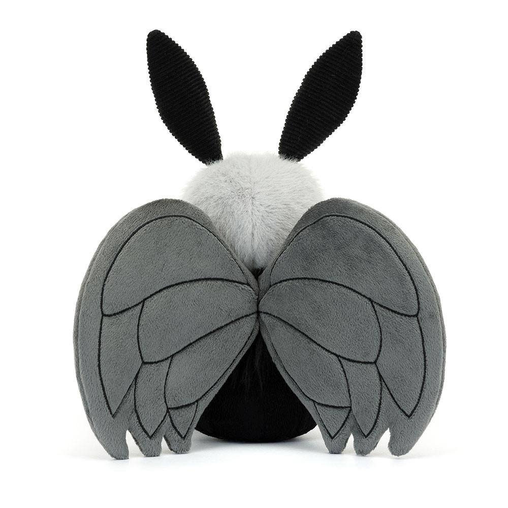 Pluszaki Jellycat Miff Mothman,21cm x 18cm x 8cm Czarne | Polska  FPWM-62105