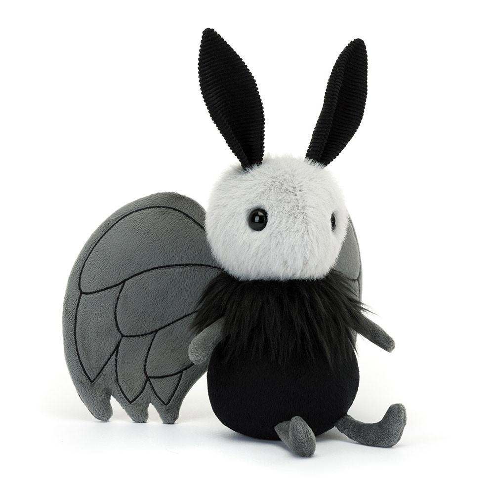 Pluszaki Jellycat Miff Mothman,21cm x 18cm x 8cm Czarne | Polska  FPWM-62105