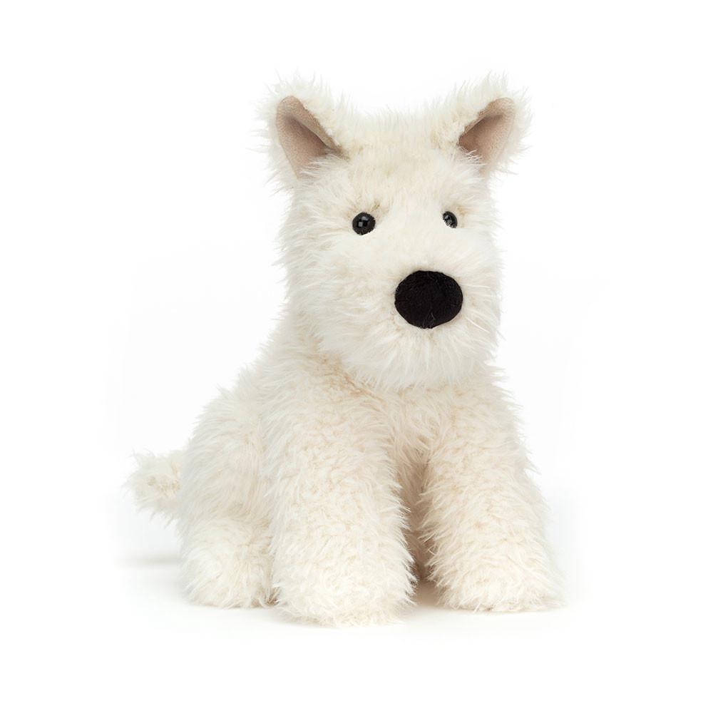 Pluszaki Jellycat Munro Scottie Piesek,9.8in x 5.9in x 5.5in Białe | Polska  TIQR-58346