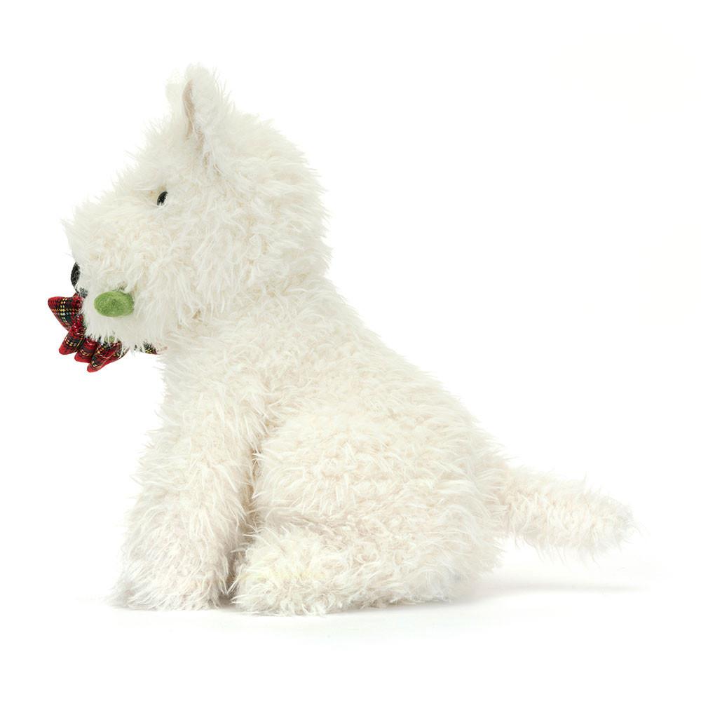 Pluszaki Jellycat Munro Scottie Piesek 'Love You',25cm x 12cm x 23cm Białe | Polska  MLVN-97346