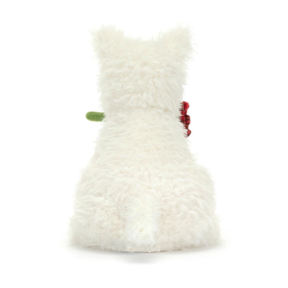 Pluszaki Jellycat Munro Scottie Piesek 'Love You',25cm x 12cm x 23cm Białe | Polska  MLVN-97346