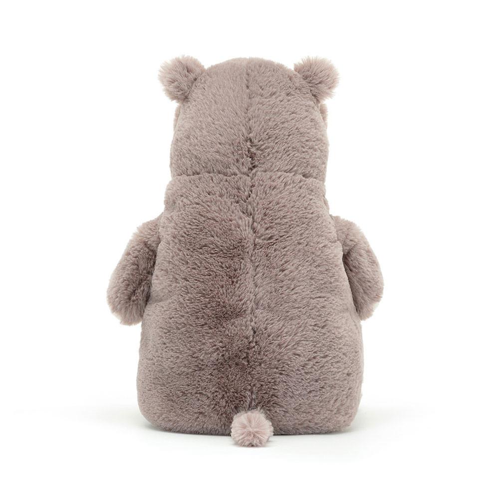 Pluszaki Jellycat Myrtle Hippopotamus,37cm x 16cm x 13cm Szare | Polska  RITB-82791