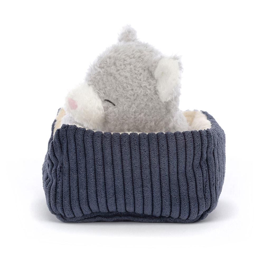 Pluszaki Jellycat Napping Nipper Jelonek,3.9in x 5.9in x 4.7in Szare | Polska  DUTZ-93260